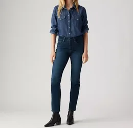 LEVI'S jeans donna blu medio