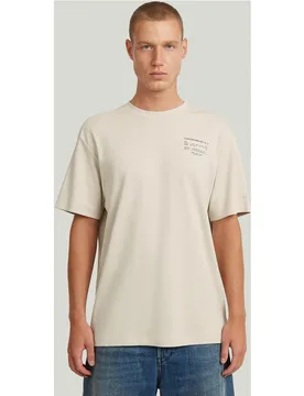 Camiseta de hombre de manga corta y corte recto - G-Star - FashionsVida