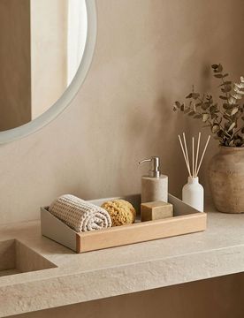 Organizer per il bagno - beige