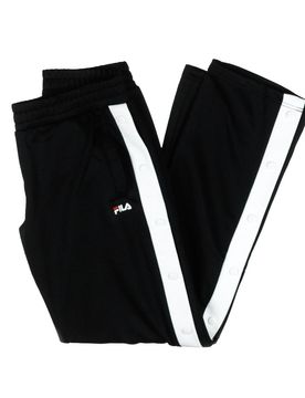 Pantalone Tuta Felpato Donna Victoria Buttoned Track Black