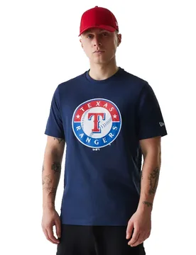 Maglietta A Maniche Corte Mlb Regular Texas Rangers Dark Blue L - New era - FashionsVida