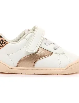 Sneaker Respect White / Leopard / Gold EU 25