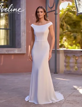 Simple O-Neck Off The Shoulder Mermaid Wedding Dress 2026 Women Sweep Train Backless Bridal Gown Vestidos De Novia Customized - Aliexpress - FashionsVida