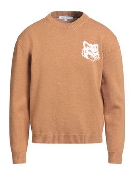 MAISON KITSUNÉ Pullover Herren Kamel L Herren