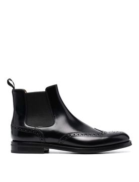 Stivali di Charlize Brogue-Detail Chelsea