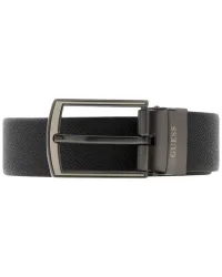 Cintura Adjustable & Reversible H35 Uomo Nero Regolabile e Reversibile in Vera Pelle