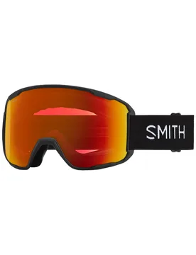 Masque de ski Preview Black Chromapop Everyday Red Mirror aus Silikon schwarz - SMITH - FashionsVida