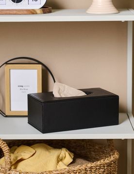 Scatola porta-fazzoletti di carta - nero