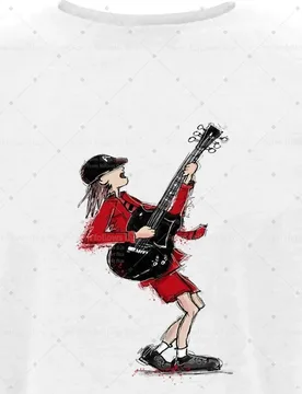 Men T-Shirt Hoodie Hand Drawn Comic style Angus Young – AccaDacca – Colour Rock Guitarist Rock Unisex S-6XL Plus Size Frien - Aliexpress - FashionsVida