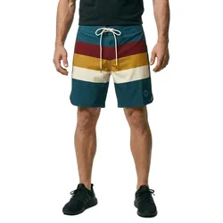 After Hours 18´´ Shorts Teal Stripe 28 Men