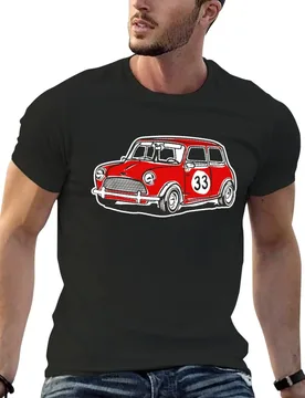 New Austin Mini Cooper Red #33 T-Shirt plus size tops Short t-shirt blank t shirts mens graphic t-shirts big and tall - Aliexpress - FashionsVida