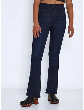 Jeans A Vita Alta Sallie Dark Blue Denim 29