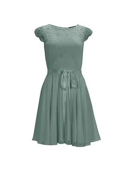 Swing Vestido de cóctel verde 44 - Swing - FashionsVida