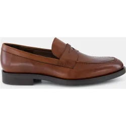 Mocasín de hombre con antifaz de piel