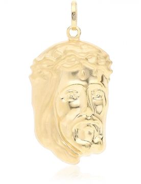 Ciondolo volto di Gesu' oro giallo GL100785