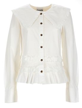 Ganni Ruffle Shirt