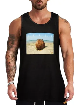 Relax! Beach theme Tank Top Jogging Tank Top Quick Dry Breathable Sleeveless Shirt - Aliexpress - FashionsVida