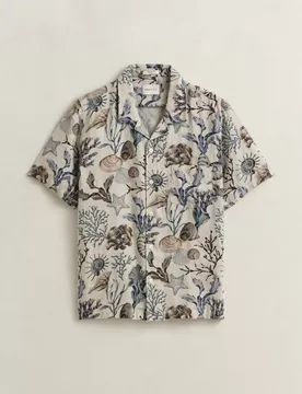 XL REG AOP CAMP COLLAR SHIRT male