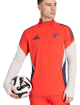 Bayern de munich 25/26 entrenamieno sudadera entrenamiento fútbol Rojo (S) - Adidas - FashionsVida