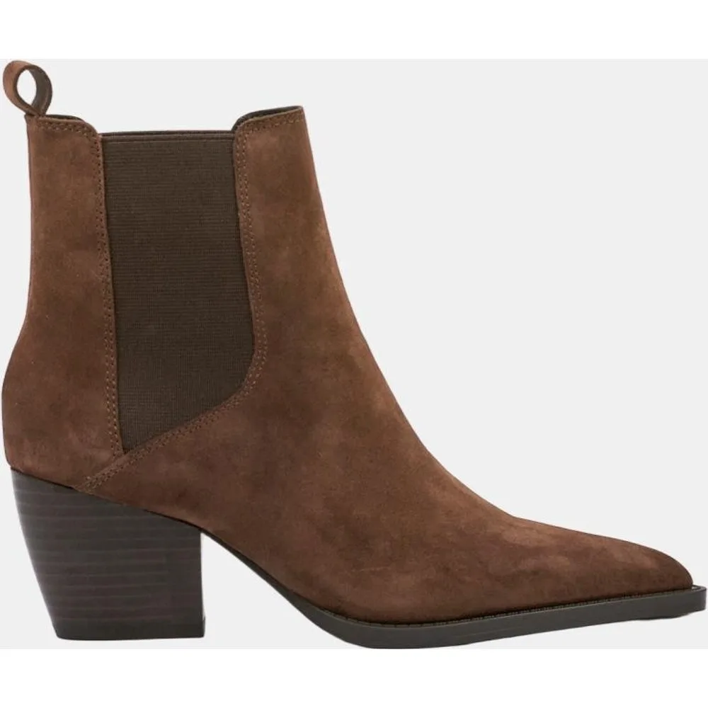 Botines para Mujer cowboy de piel con tacón de 5 cm - Another Trend - FashionsVida