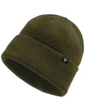 Mütze Watch Cap - Schwarz Schwarz adult - Brandit - FashionsVida