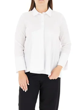 Camicia misto cotone BIANCO XL - JURERE - FashionsVida