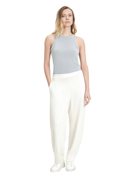 SUNS pantalone diamante donna gesso