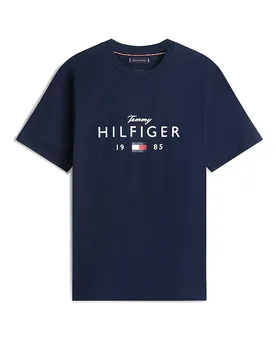T-Shirt blau L herren - Tommy hilfiger - FashionsVida