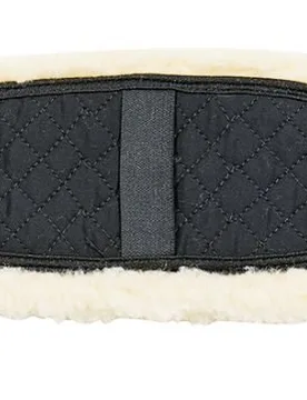 Sattelgurtschoner ART-FUR, schwarz-natur, L (70-80) - Busse - FashionsVida