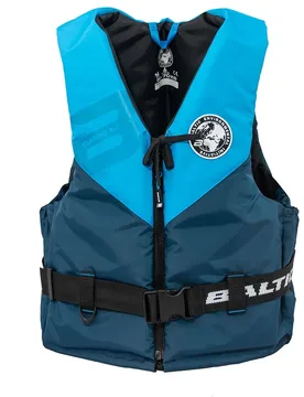 Classic Life Jacket Aqua Blue / Navy 70-90 kg unisex - Baltic - FashionsVida