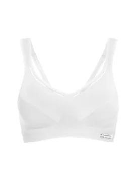 Womens U10036 Active Classic Support Sports Bra - White Polyamide - Size 32d - Shock Absorber - FashionsVida