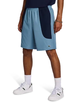 Off Court Logo Uomo - Pantaloncini Blu - Taglia M - Poly Jersey M - Lacoste - FashionsVida