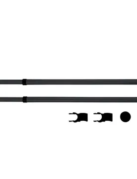 Kleiderstange Herkules 2er Set Schwarz - WENKO - FashionsVida
