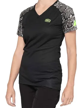 Maglia Da Enduro A Maniche Corte Airmatic Sp21 Black Python - 100percent - FashionsVida