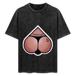 Thonger Pride Badge Black T-Shirt Work Duty Casual T-Shirt