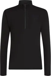 Haut thermique à col zippé en laine de mérinos - M Merino 175 Everyday LS Half Zip Black en Laine - Taille L - Noir