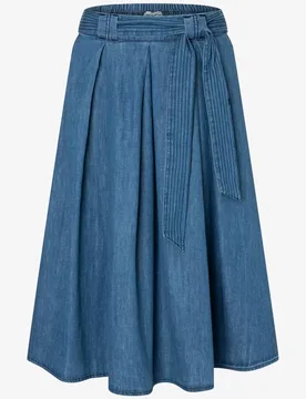 Fluent Denim Skirt female - 38 - FashionsVida