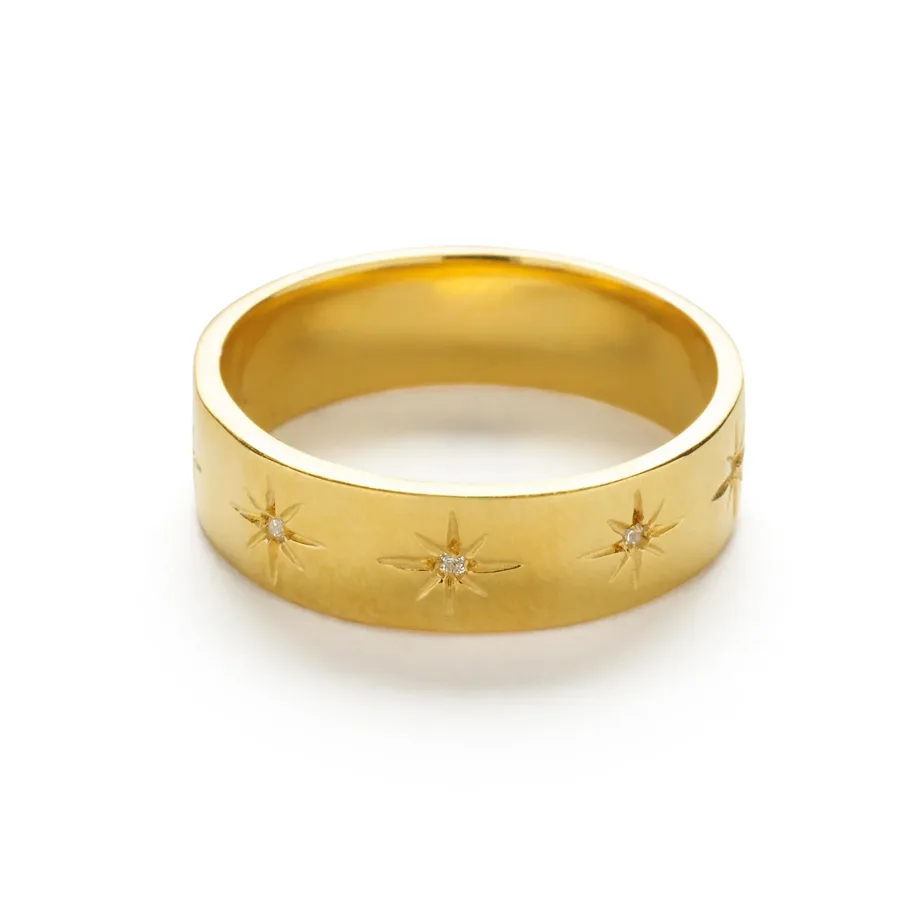 So Just Shop Gold Star Ring - So Just Shop - FashionsVida