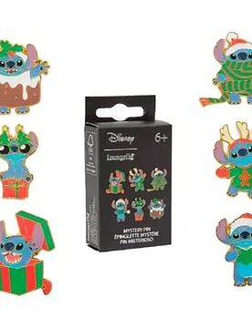 Goupille Stitch Holiday Multicolor One Size unisex - Loungefly - FashionsVida