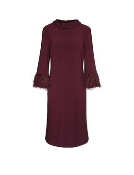 Minivestido rojo oscuro 40