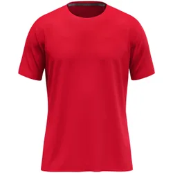T-Shirt Uni (rot / Größe L / Unisex)