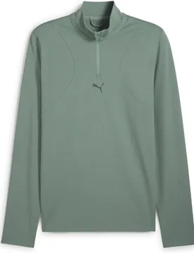 Cloudspun 1/4 ZIP Herren Sweatshirt, grün S