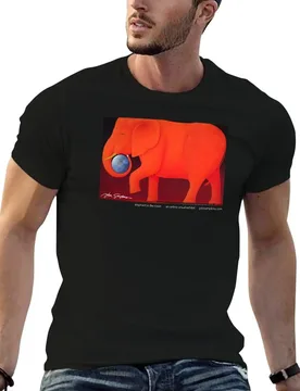 Elephant in the room virtual exhibit artwork design T-Shirt cotton tshirt 100% man t shirt heavy cotton T-Shirt - Aliexpress - FashionsVida