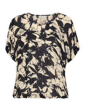 Kaffe Blusa 'Lokia' arena / negro