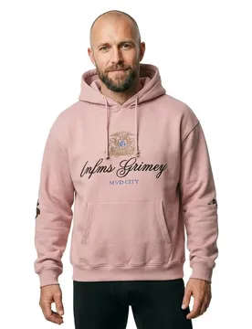 Sweat à Capuche Chief Watcher Boxy Fit Pink 3XL Homme