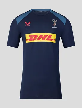 Harlequins Men's 2026/27 Training Short Sleeve T-shirt NAVY 3XL male - Castore - FashionsVida
