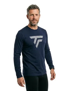 Training Long Sleeve T-shirt Marine L - Tecnifibre - FashionsVida