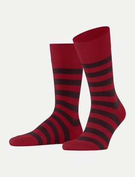Socken Sensitive Mapped Rot 43-46