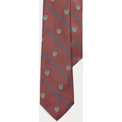 Corbata de hombre club de seda estampada