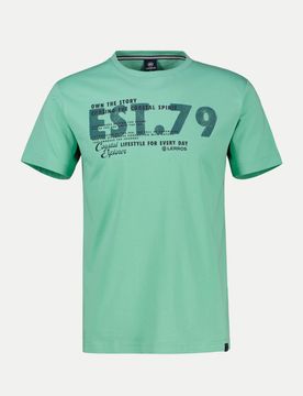 Lerros T-Shirt mit Print Grün XL